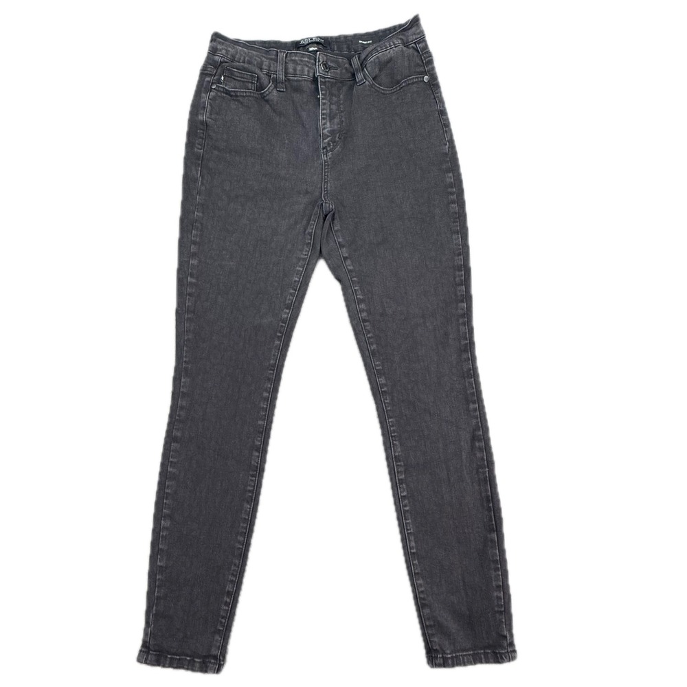 Judy Blue Skinny Jeans Women 11/30 Black Faded High Rise JB88309